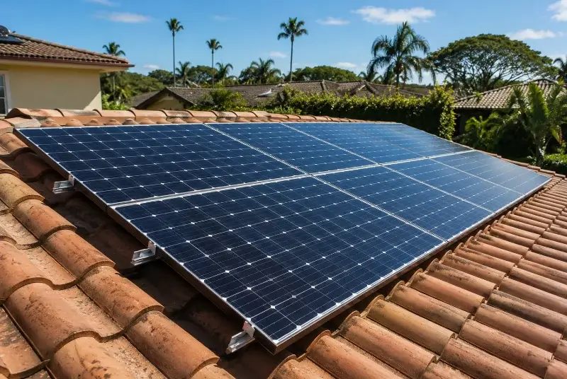 Installation de panneaux solaires à Boulbon